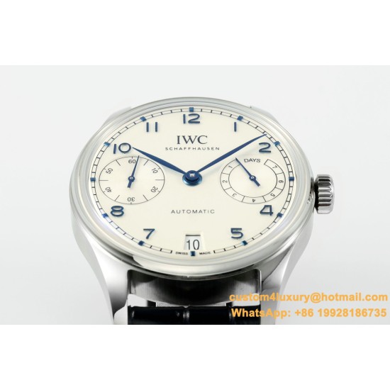 IWC-Portugieser 7 Days 2024 42mm SS/LE White/Blue APS A52010