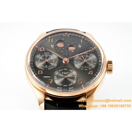 IWC-Portugieser Perpetual Calendar 5034 42mm RG/LE Black/Num APSF A52010