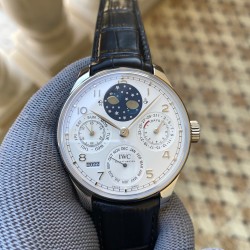 IWC-Portugieser Perpetual Calendar 5034 42mm SS/LE White/Num APSF A52010