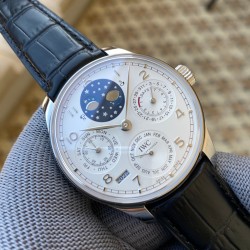 IWC-Portugieser Perpetual Calendar 5034 42mm SS/LE White/Num APSF A52010