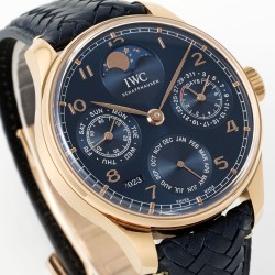 IWC - Portugieser Perpetual Calendar 3033 RG/LE Blue/Num APSF A52010