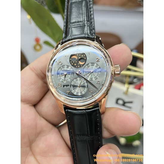 IWC-Portugieser Perpetual Calendar 5033 42mm RG/LE Grey/Num V9F A52610