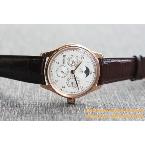 IWC-Portugieser Perpetual Calendar 5033 42mm RG/LE White/Num V9F A52610