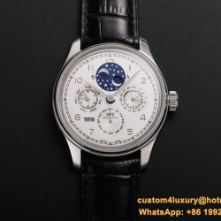 IWC-Portugieser Perpetual Calendar 5033 42mm SS/LE White/Num V9F A52610