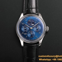IWC-Portugieser Perpetual Calendar 5033 42mm SS/LE Blue/Num V9F A52610