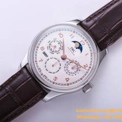 IWC-Portugieser Perpetual Calendar 5033 42mm SS/LE White/Num V9F A52610