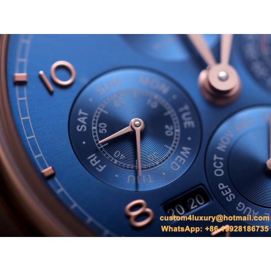 IWC-Portugieser Perpetual Calendar 5033 RG/LE Blue/Num V9F A52610