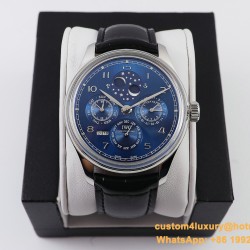 IWC-Portugieser Perpetual Calendar 5033 42mm SS/LE Blue/Num V9F A52610