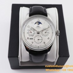IWC-Portugieser Perpetual Calendar 5033 42mm SS/LE White/Num V9F A52610