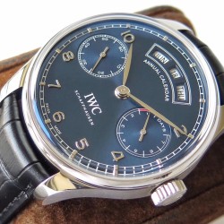 IWC - Portugieser Annual Cal IW503502 44mm SS/LE Blue ZF A52850