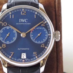 IWC-Portugieser 7 Days 42mm SS/LE Blue Dial ZF V5 A52010