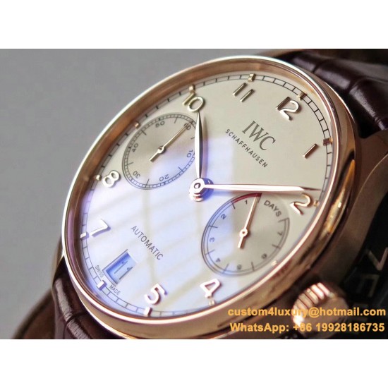IWC-Portugieser 7 Days 42mm RG/LE White Dial ZF V5 A52010