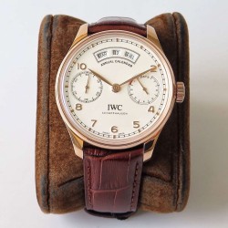IWC - Portugieser Annual Cal IW503502 44mm RG/LE Wht/R ZF A52850