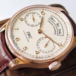 IWC - Portugieser Annual Cal IW503502 44mm RG/LE Wht/R ZF A52850