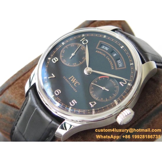 IWC - Portugieser Annual Cal IW503502 44mm SS/LE Black ZF A52850