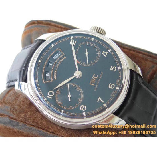 IWC - Portugieser Annual Cal IW503502 44mm SS/LE Black ZF A52850