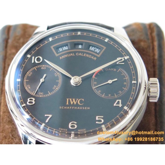 IWC - Portugieser Annual Cal IW503502 44mm SS/LE Black ZF A52850