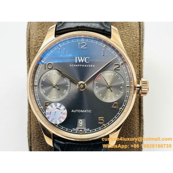 IWC-Portugieser 7 Days 42mm YG/LE Black Dial ZF V5 A52010