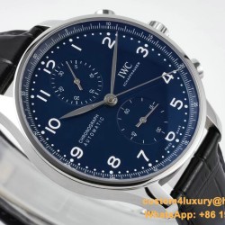 Portugieser Chrono IW371605 41mm SS/LE Blue/Num ZF A69355