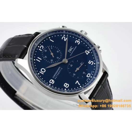 Portugieser Chrono IW371605 41mm SS/LE Blue/Num ZF A69355
