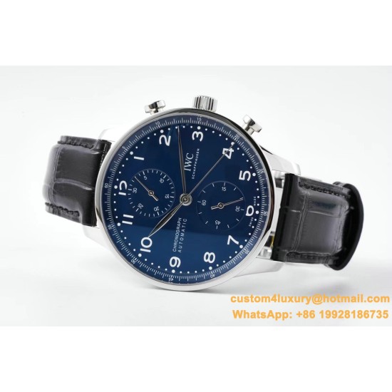 Portugieser Chrono IW371605 41mm SS/LE Blue/Num ZF A69355