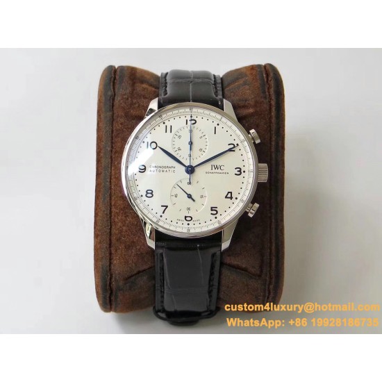 Portugieser Chrono IW371605 41mm SS/LE White/Num ZF A69355