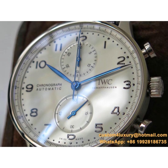 Portugieser Chrono IW371605 41mm SS/LE White/Num ZF A69355