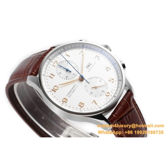Portugueser Chrono 41mm SS/LE White/Num ZF A69355