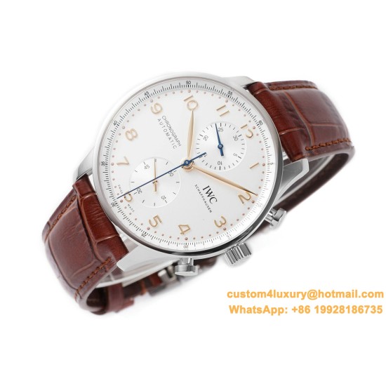 Portugueser Chrono 41mm SS/LE White/Num ZF A69355
