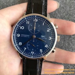 Portugieser Chrono IW371605 41mm SS/LE Blue/Num ZF A69355