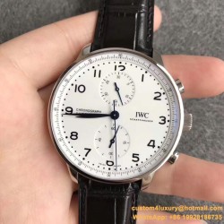 Portugieser Chrono IW371605 41mm SS/LE White/Num ZF A69355