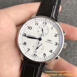 Portugieser Chrono IW371605 41mm SS/LE White/Num ZF A69355