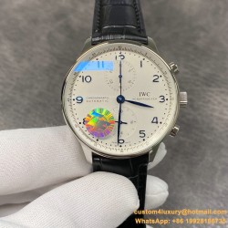 Portugieser Chrono IW371605 41mm SS/LE White/Num ZF A69355