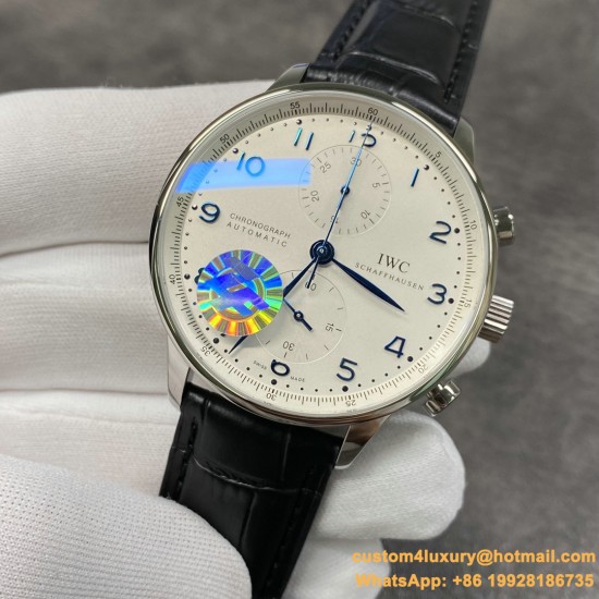 Portugieser Chrono IW371605 41mm SS/LE White/Num ZF A69355