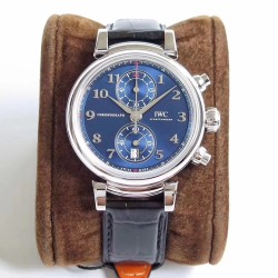 IWC - Portugieser Chronograph Classic 42mm SS/LE Blue ZF A7750