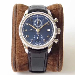 IWC - Portugieser Chronograph Classic 42mm SS/LE Blue ZF A7750