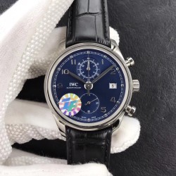 IWC - Portugieser Chronograph Classic 42mm SS/LE Blue ZF A7750
