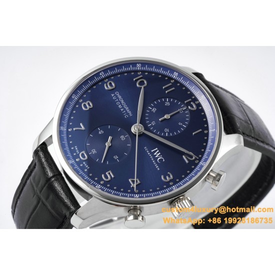 Portugieser Chrono IW371605 41mm SS/LE Blue/Num ZF A69355