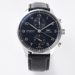 Portugieser Chrono IW371605 41mm SS/LE Black/Num ZF A69355