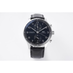 Portugieser Chrono IW371605 41mm SS/LE Black/Num ZF A69355