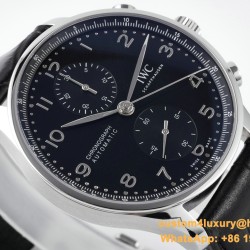 Portugieser Chrono IW371605 41mm SS/LE Black/Num ZF A69355