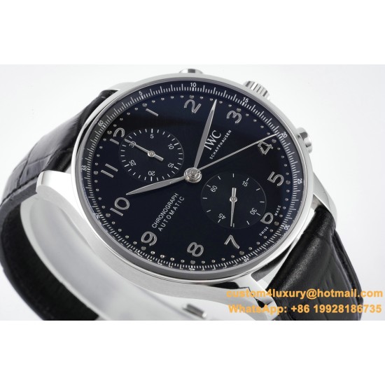 Portugieser Chrono IW371605 41mm SS/LE Black/Num ZF A69355