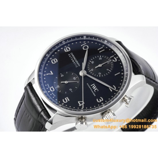 Portugieser Chrono IW371605 41mm SS/LE Black/Num ZF A69355