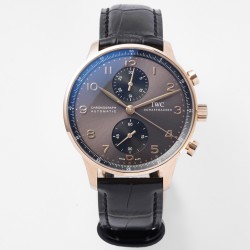 IWC - Portuguese Chrono 40mm RG/LE Brown/Num ZF V2 A7750