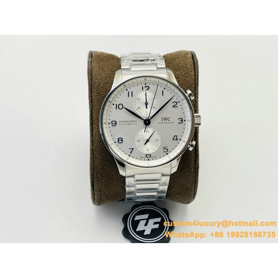 Portuguese Chrono IW371617 41mm SS/SS White/Num ZF A69355