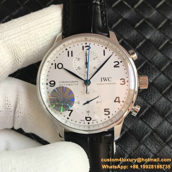 Portuguese Chrono 40mm SS/LE White/Num TWF A7750