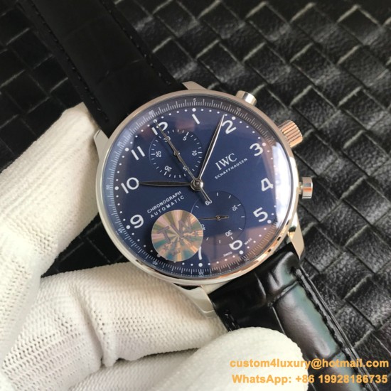 Portuguese Chrono 40mm SS/LE Blue/Num TWF A7750