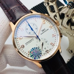 Portuguese Chrono 40mm RG/LE White/Num TWF A7750