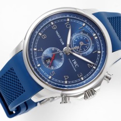 IWC - Portugieser Chronograph Classic IW390704 45mm SS/RU Blue Cal.89361