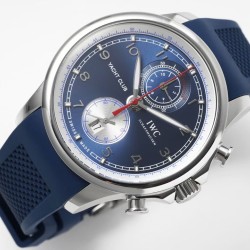 IWC - Portugieser Chronograph Classic IW390704 45mm SS/RU Blue Cal.89361